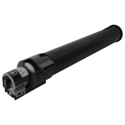 Black toner cartridge for a laser printer.