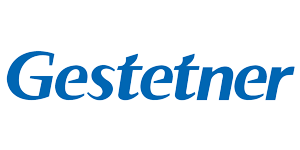 Blue and orange text logo on white background.